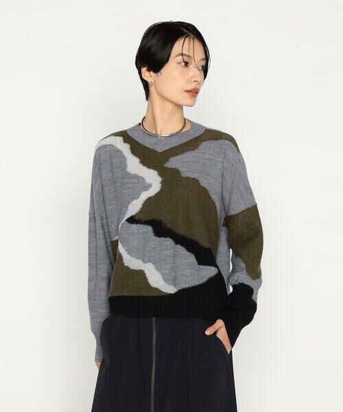 Precious Mild / プレシャスマイルド ニット・セーター | カモフラ柄ニット プルオーバー | 詳細4