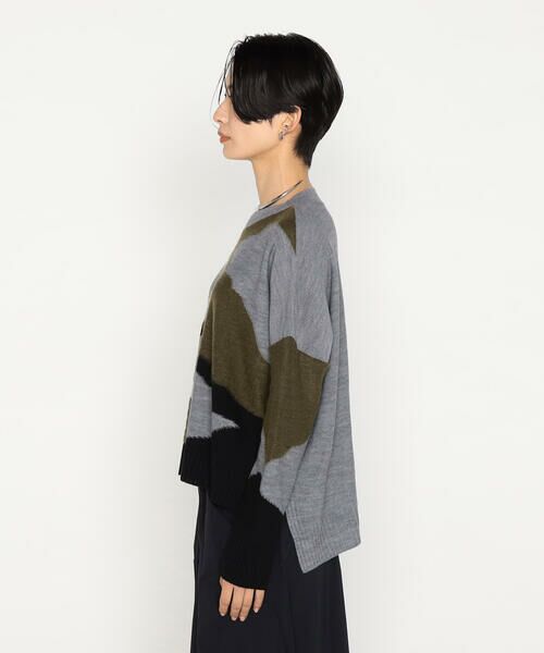 Precious Mild / プレシャスマイルド ニット・セーター | カモフラ柄ニット プルオーバー | 詳細6