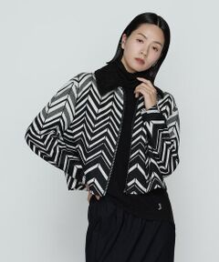 Precious Mild / プレシャスマイルド ブルゾン | ヘリンボーンジャージー ブルゾン