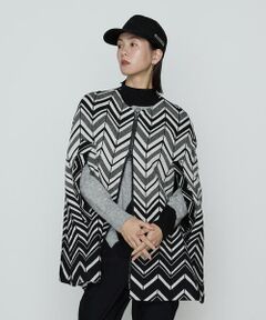 Precious Mild / プレシャスマイルド その他アウター | ヘリンボーンジャージー ケープ