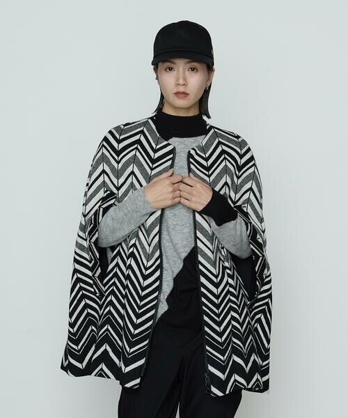 Precious Mild / プレシャスマイルド その他アウター | ヘリンボーンジャージー ケープ | 詳細5