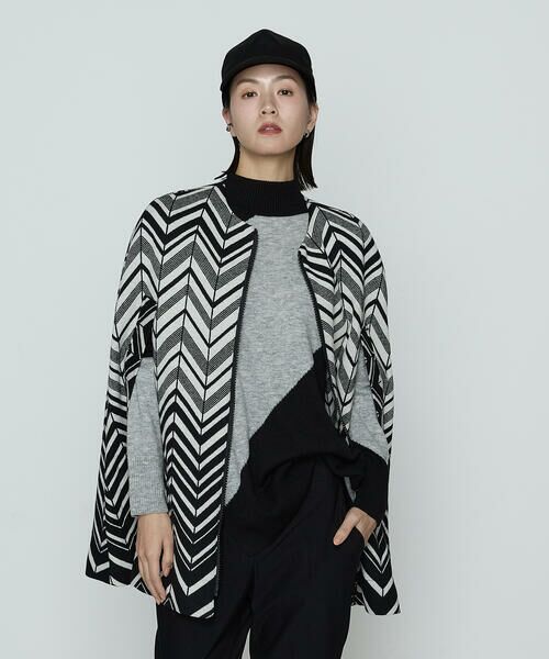 Precious Mild / プレシャスマイルド その他アウター | ヘリンボーンジャージー ケープ | 詳細6
