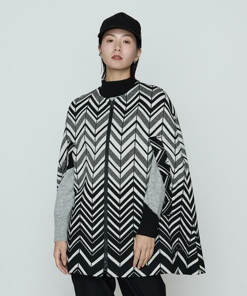 Precious Mild / プレシャスマイルド その他アウター | ヘリンボーンジャージー ケープ | 詳細8