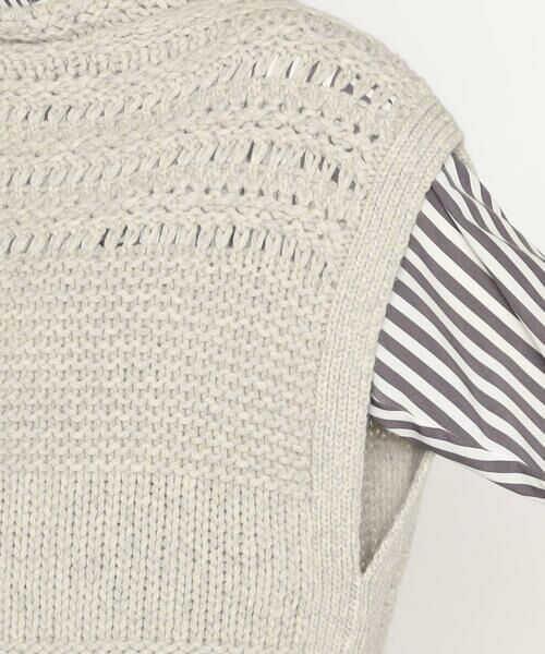 Precious Mild / プレシャスマイルド その他トップス | 柄編み ニットベスト | 詳細8