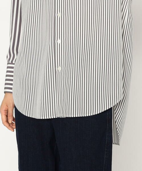 Precious Mild / プレシャスマイルド シャツ・ブラウス | メガネ刺繍 ストライプシャツ | 詳細11