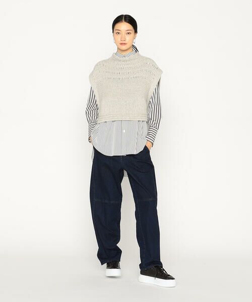 Precious Mild / プレシャスマイルド シャツ・ブラウス | メガネ刺繍 ストライプシャツ | 詳細2