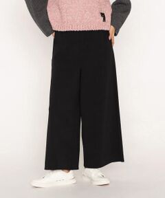 Precious Mild / プレシャスマイルド その他パンツ | 裏起毛 クロップドワイドパンツ