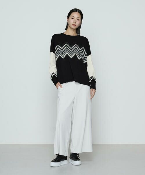 Precious Mild / プレシャスマイルド その他パンツ | 裏起毛 クロップドワイドパンツ | 詳細1