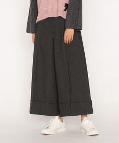 Precious Mild / プレシャスマイルド その他パンツ | 裾ダブル クロップドワイドパンツ