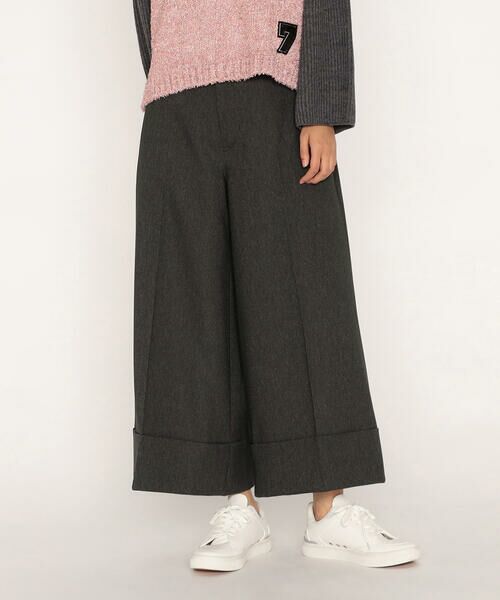 Precious Mild / プレシャスマイルド その他パンツ | 裾ダブル クロップドワイドパンツ | 詳細4