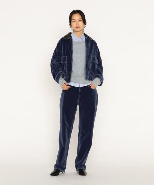 Precious Mild / プレシャスマイルド その他アウター | インディゴベルベット ワークジャケット | 詳細1