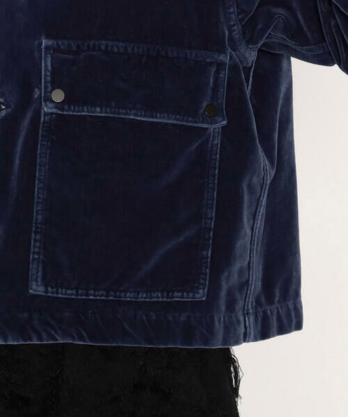 Precious Mild / プレシャスマイルド その他アウター | インディゴベルベット ワークジャケット | 詳細12