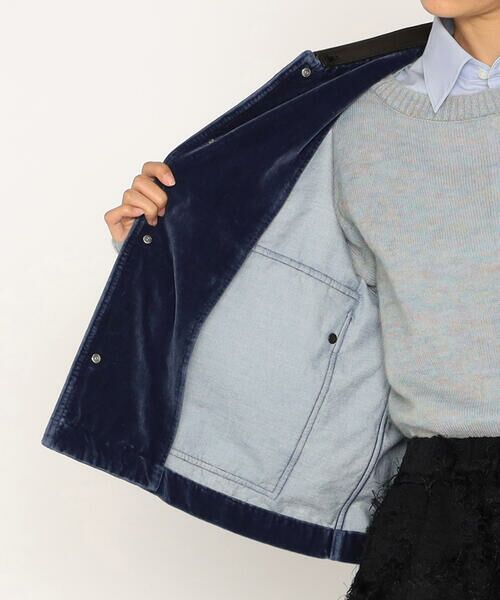 Precious Mild / プレシャスマイルド その他アウター | インディゴベルベット ワークジャケット | 詳細13