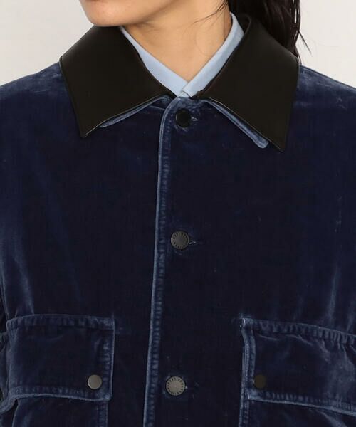 Precious Mild / プレシャスマイルド その他アウター | インディゴベルベット ワークジャケット | 詳細8