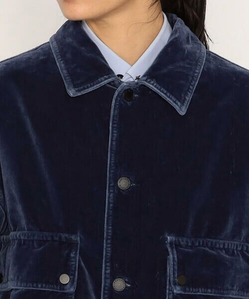 Precious Mild / プレシャスマイルド その他アウター | インディゴベルベット ワークジャケット | 詳細9