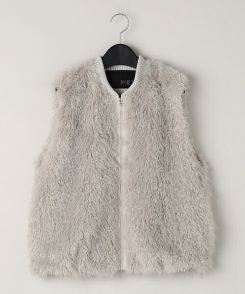 Precious Mild / プレシャスマイルド ベスト | カシミヤゴート エコファージレ（52:グレージュ）