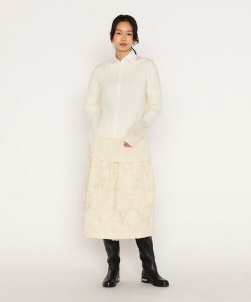 Precious Mild / プレシャスマイルド ロング・マキシ丈スカート | 〔 +サイズ 〕 ジャカード スカート | 詳細1