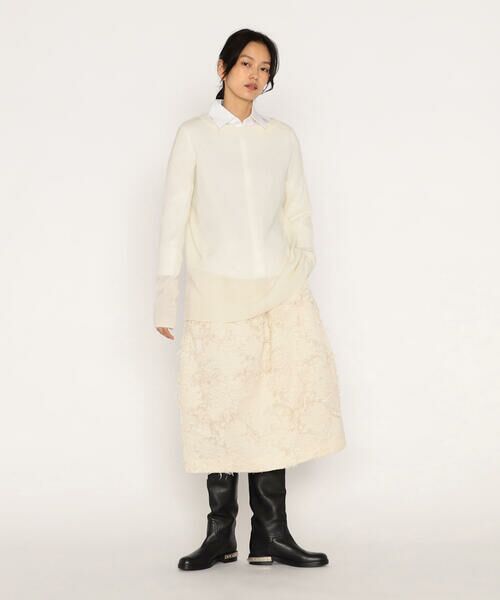 Precious Mild / プレシャスマイルド ロング・マキシ丈スカート | 〔 +サイズ 〕 ジャカード スカート | 詳細2