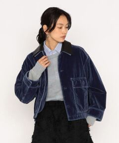 Precious Mild / プレシャスマイルド その他アウター | 〔 +サイズ 〕 インディゴベルベット ワークジャケット