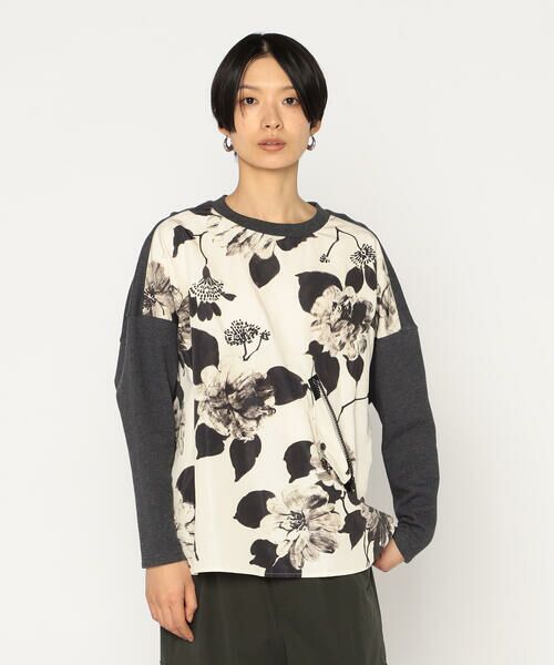 Precious Mild / プレシャスマイルド カットソー | ヴィンテージフラワープリント プルオーバー | 詳細4