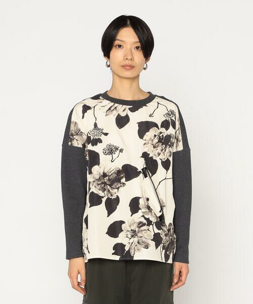 Precious Mild / プレシャスマイルド カットソー | ヴィンテージフラワープリント プルオーバー | 詳細5