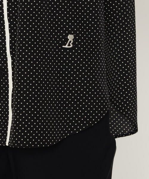 Precious Mild / プレシャスマイルド シャツ・ブラウス | マイクロドット プリントシャツ | 詳細11