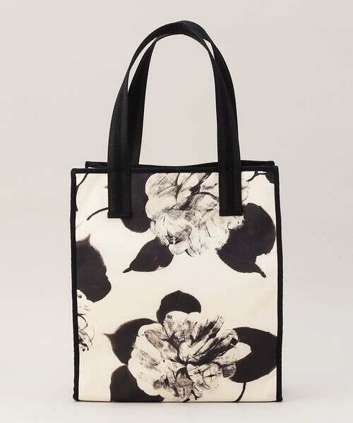 Precious Mild / プレシャスマイルド トートバッグ | ヴィンテージフラワープリント トートバッグ（05:ブラック）