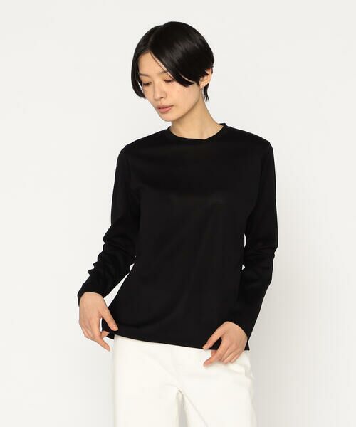 Precious Mild / プレシャスマイルド カットソー | 〔 +サイズ 〕 ITADAKI天竺 長袖プルオーバー（05:ブラック）