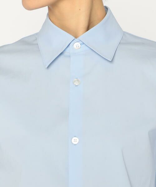 Precious Mild / プレシャスマイルド シャツ・ブラウス | 〔 +サイズ 〕 コットンストレッチ ベーシックシャツ | 詳細9