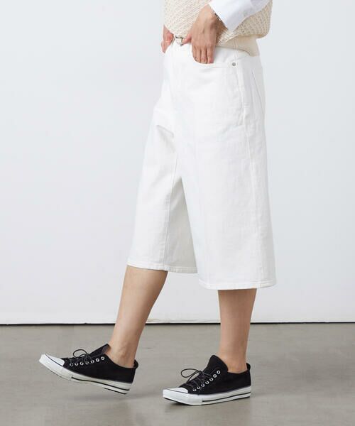 Precious Mild / プレシャスマイルド その他パンツ | 〔 +サイズ 〕 12OZホワイトデニム バミューダパンツ | 詳細4
