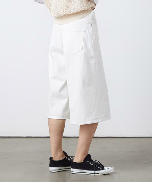 Precious Mild / プレシャスマイルド その他パンツ | 〔 +サイズ 〕 12OZホワイトデニム バミューダパンツ | 詳細5