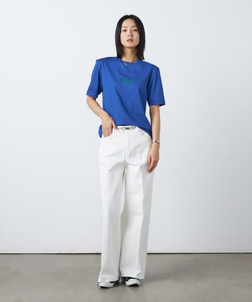 Precious Mild / プレシャスマイルド デニムパンツ | 〔 +サイズ 〕 12OZホワイトデニム ワイドパンツ | 詳細1