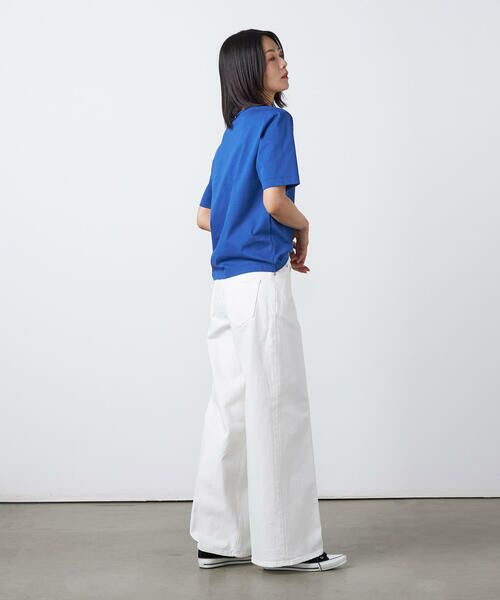 Precious Mild / プレシャスマイルド デニムパンツ | 〔 +サイズ 〕 12OZホワイトデニム ワイドパンツ | 詳細2