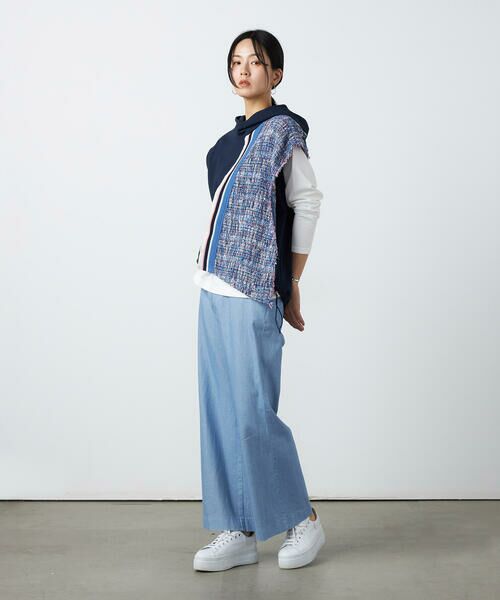 Precious Mild / プレシャスマイルド カットソー | ブルーツイード フーディーベスト | 詳細1