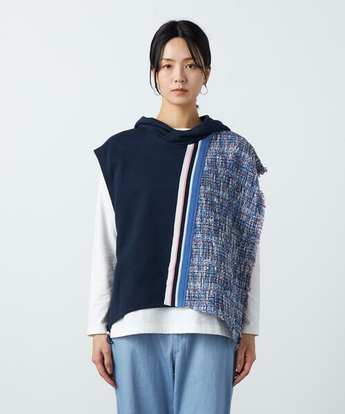 Precious Mild / プレシャスマイルド カットソー | ブルーツイード フーディーベスト | 詳細10