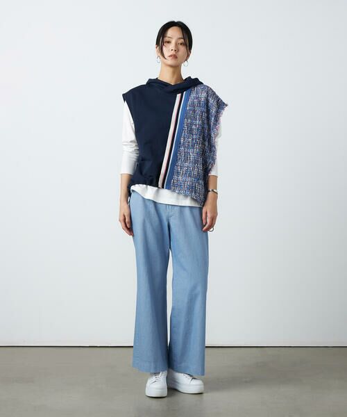 Precious Mild / プレシャスマイルド カットソー | ブルーツイード フーディーベスト | 詳細3