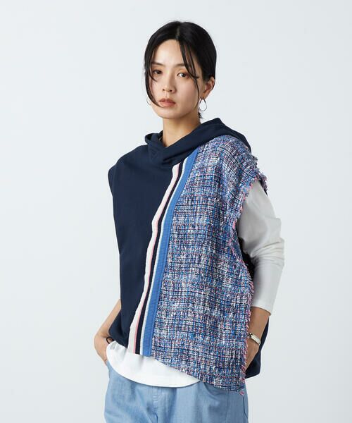 Precious Mild / プレシャスマイルド カットソー | ブルーツイード フーディーベスト | 詳細4