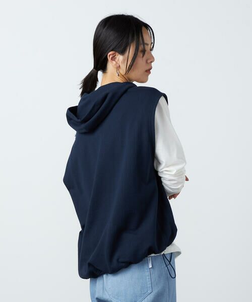 Precious Mild / プレシャスマイルド カットソー | ブルーツイード フーディーベスト | 詳細5