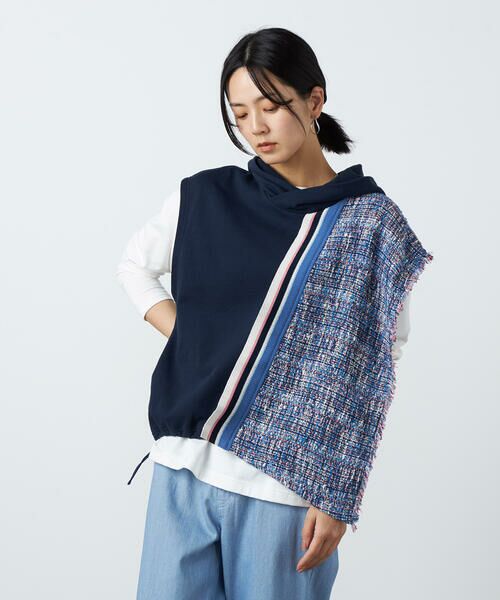 Precious Mild / プレシャスマイルド カットソー | ブルーツイード フーディーベスト | 詳細6