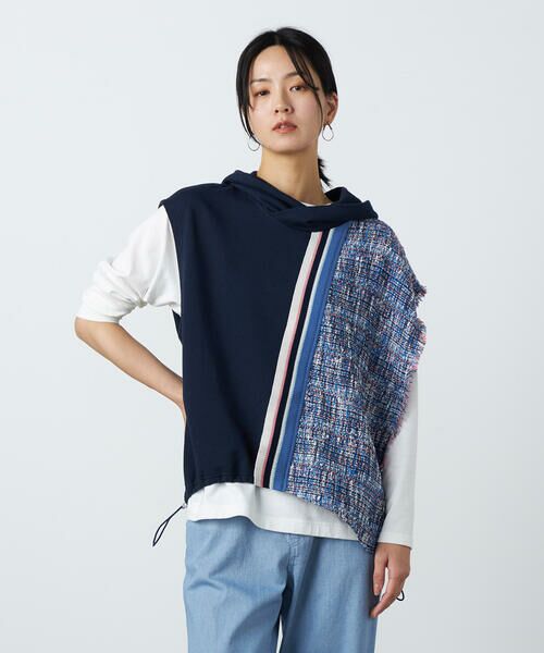 Precious Mild / プレシャスマイルド カットソー | ブルーツイード フーディーベスト | 詳細8