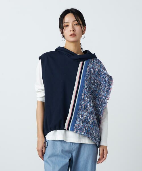 Precious Mild / プレシャスマイルド カットソー | ブルーツイード フーディーベスト | 詳細9