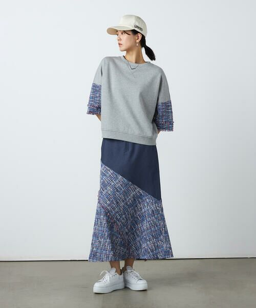 Precious Mild / プレシャスマイルド カットソー | ブルーツイード プルオーバー | 詳細2