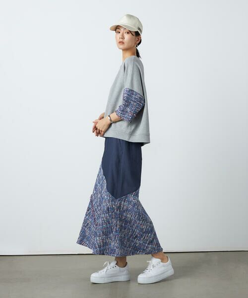 Precious Mild / プレシャスマイルド カットソー | ブルーツイード プルオーバー | 詳細3