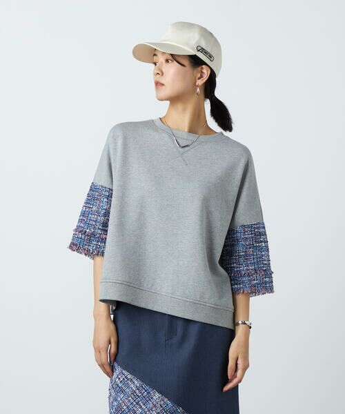 Precious Mild / プレシャスマイルド カットソー | ブルーツイード プルオーバー | 詳細7