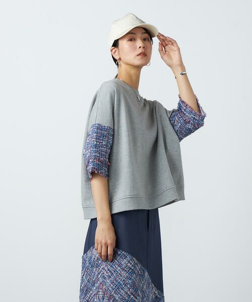 Precious Mild / プレシャスマイルド カットソー | ブルーツイード プルオーバー | 詳細8