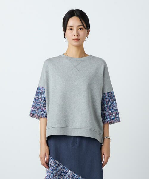 Precious Mild / プレシャスマイルド カットソー | ブルーツイード プルオーバー | 詳細9