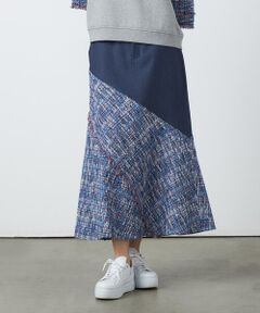 Precious Mild / プレシャスマイルド ロング・マキシ丈スカート | ブルーツイード ロングスカート