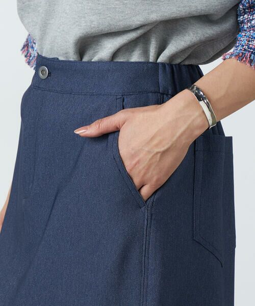 Precious Mild / プレシャスマイルド ロング・マキシ丈スカート | ブルーツイード ロングスカート | 詳細11