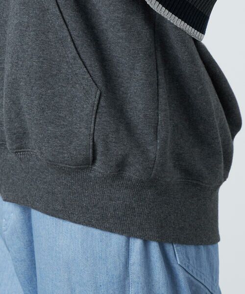 Precious Mild / プレシャスマイルド ブルゾン | ブルーツイード フードブルゾン | 詳細17
