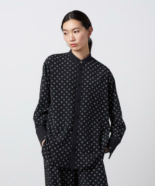 Precious Mild / プレシャスマイルド シャツ・ブラウス | ハトメプリント シャツ | 詳細3